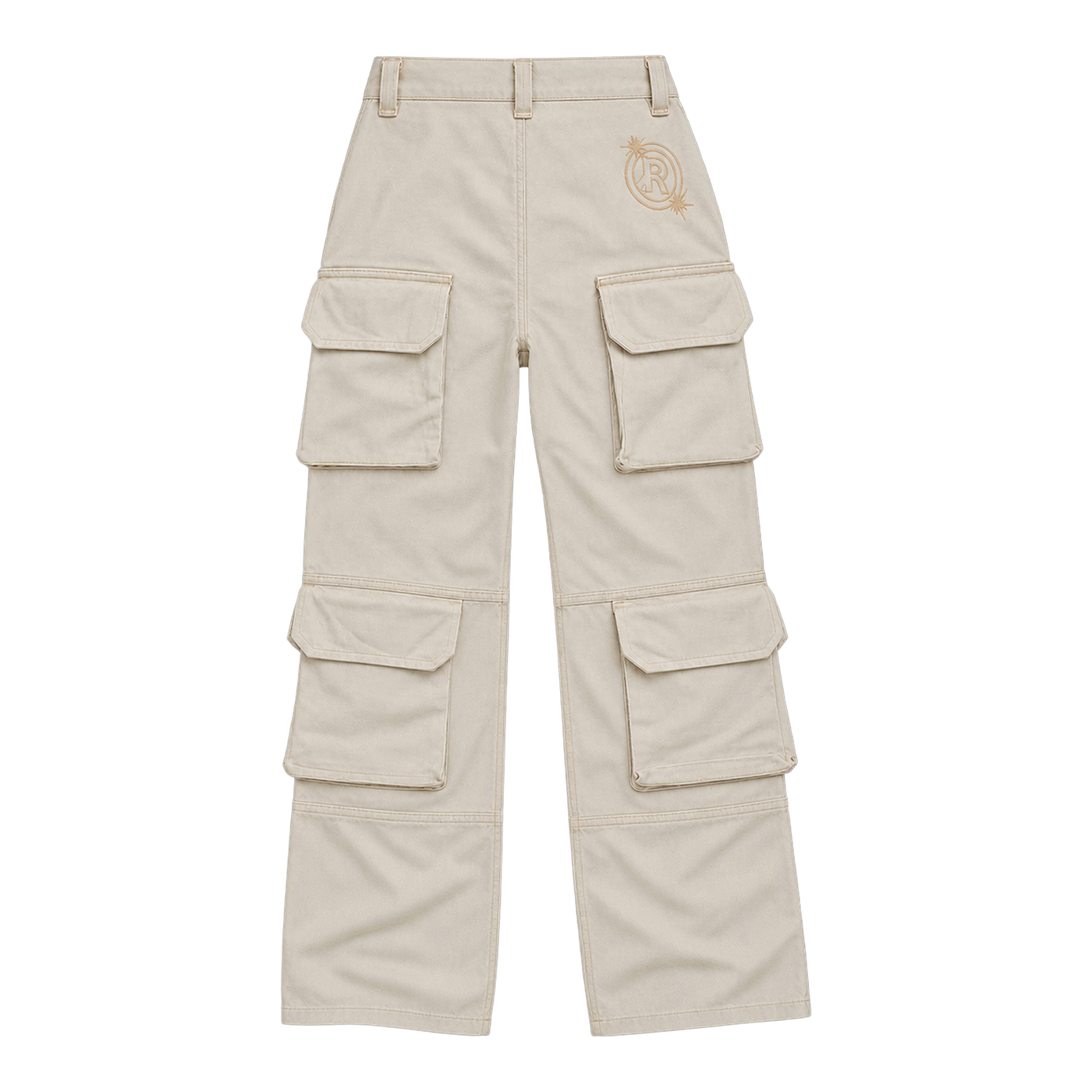 KHAKI CARGO PANTS