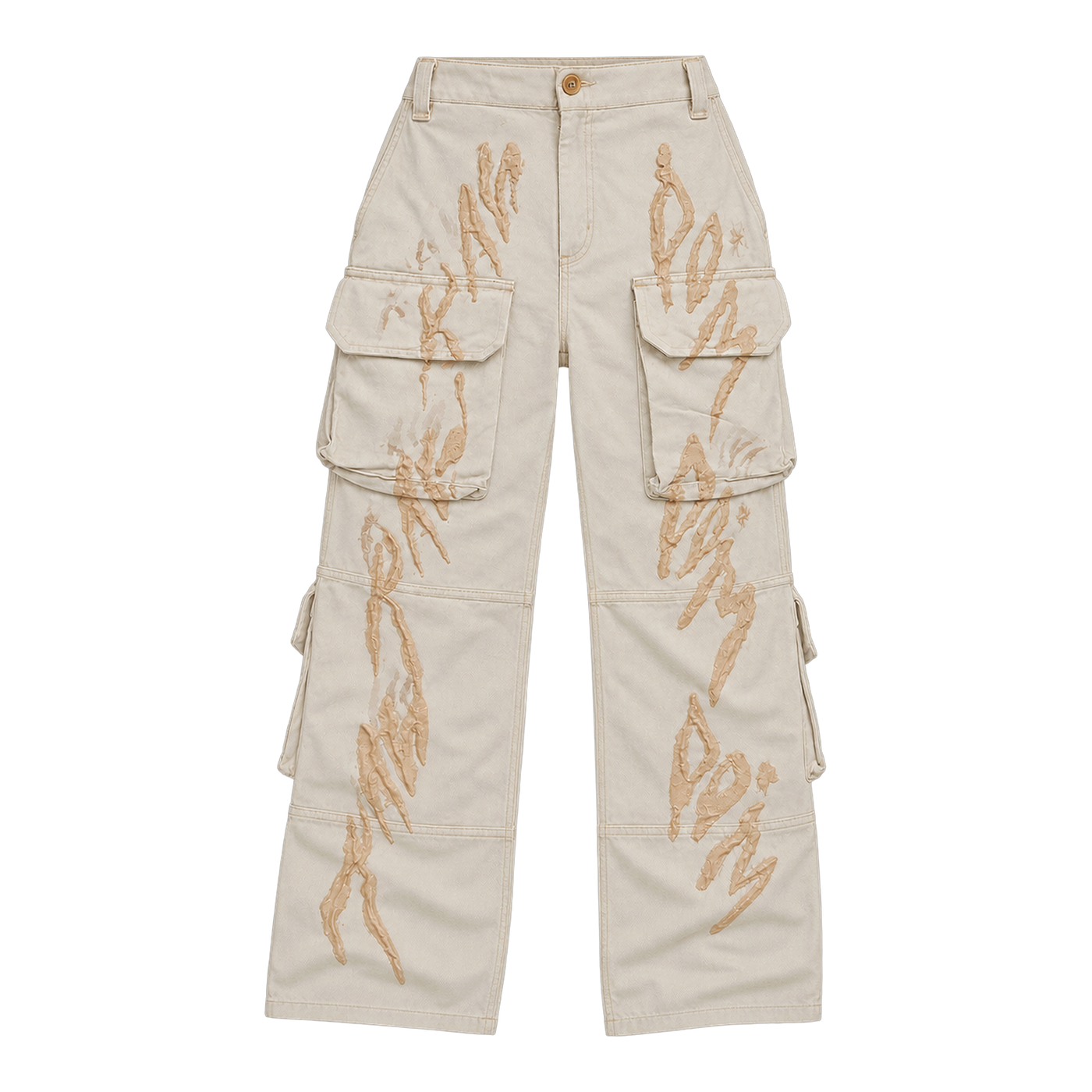 KHAKI CARGO PANTS